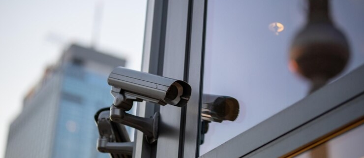 Surveillance camera installation for home security