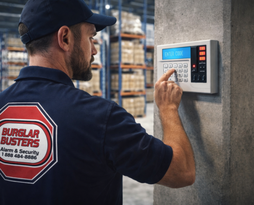 professional burglar warehouse alarm system installation