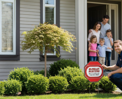 professional security system family secured