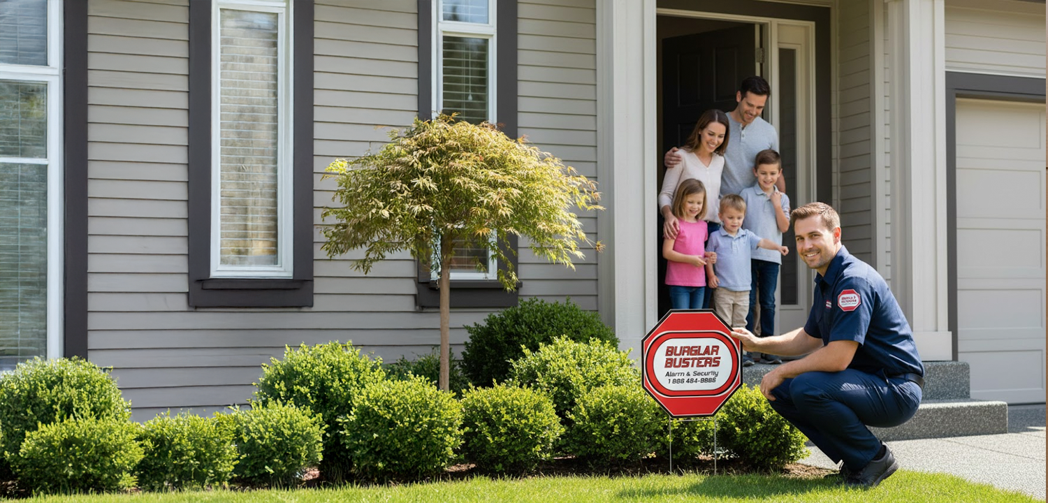 professional security system family secured